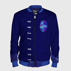 Бомбер мужской Mortal Kombat - Саб-Зиро, цвет: 3D-синий