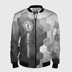 Бомбер мужской Dongfeng - grey gradient по-вертикали, цвет: 3D-черный