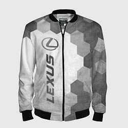 Бомбер мужской Lexus - white gradient по-вертикали, цвет: 3D-черный