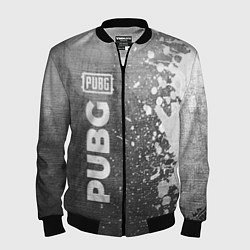 Бомбер мужской PUBG - grey gradient по-вертикали, цвет: 3D-черный