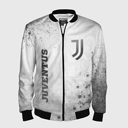 Бомбер мужской Juventus - white gradient вертикально, цвет: 3D-черный