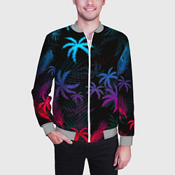 Бомбер мужской Тропики градиент, цвет: 3D-меланж — фото 2