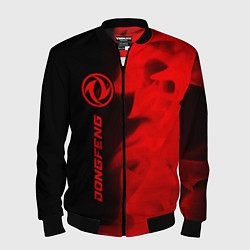 Бомбер мужской Dongfeng - red gradient по-вертикали, цвет: 3D-черный