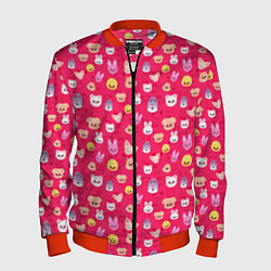 Бомбер мужской Skzoo pattern pink, цвет: 3D-красный