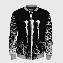 Бомбер мужской Monster energy лес, цвет: 3D-меланж