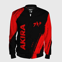 Мужской бомбер Akira - red gradient вертикально