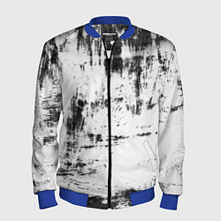 Мужской бомбер Color black and white