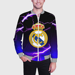 Бомбер мужской Real Madrid storm, цвет: 3D-меланж — фото 2