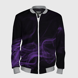 Бомбер мужской Color smoke purple, цвет: 3D-меланж