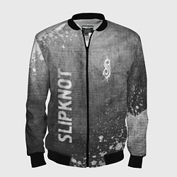 Мужской бомбер Slipknot - grey gradient вертикально