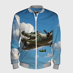 Бомбер мужской Бомбардиро крокодило, цвет: 3D-меланж
