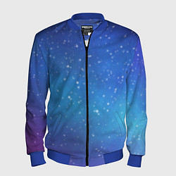 Бомбер мужской Ночное сияние, цвет: 3D-синий
