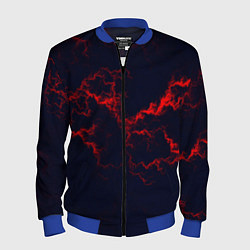 Мужской бомбер Lightning red glow