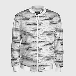 Мужской бомбер Корабли на Неве