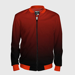 Бомбер мужской Red gradient, цвет: 3D-красный