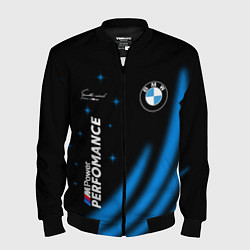 Бомбер мужской BMW Power Performance, цвет: 3D-черный