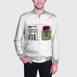 Бомбер мужской Шуга - BTS, цвет: 3D-меланж — фото 2