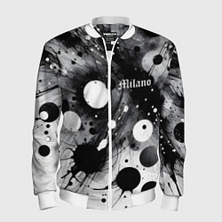 Бомбер мужской Abstract fantasy pattern - Milano, цвет: 3D-белый