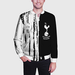 Бомбер мужской Tottenham Hotspur белые краски, цвет: 3D-белый — фото 2