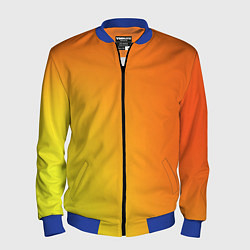 Бомбер мужской Color orange red, цвет: 3D-синий