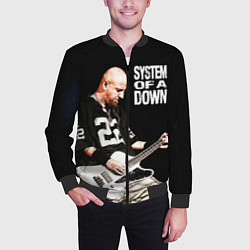 Бомбер мужской System of a Down, цвет: 3D-черный — фото 2
