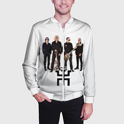 Бомбер мужской Группа Пикник, цвет: 3D-белый — фото 2