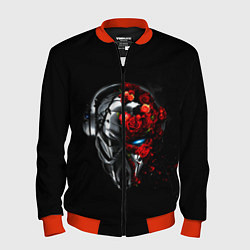 Бомбер мужской Pirate Station: Love, цвет: 3D-красный