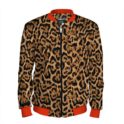 Мужской бомбер Jaguar / 3D-Красный – фото 1