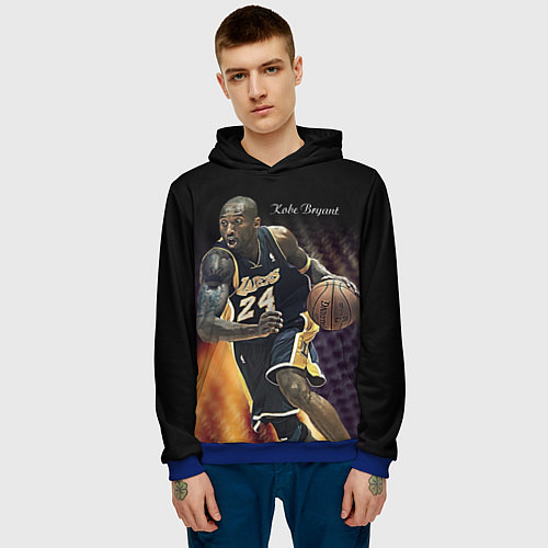 Мужская толстовка Kobe Bryant / 3D-Синий – фото 3