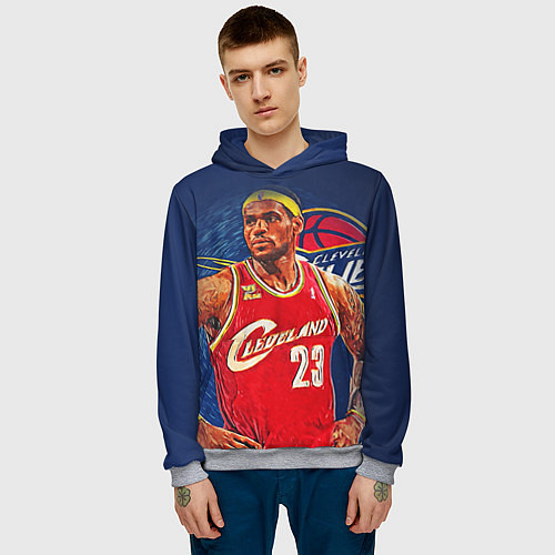 Мужская толстовка LeBron 23: Cleveland / 3D-Меланж – фото 3