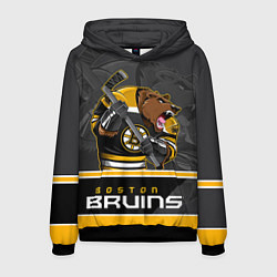 Толстовка-худи мужская Boston Bruins цвета 3D-черный — фото 1