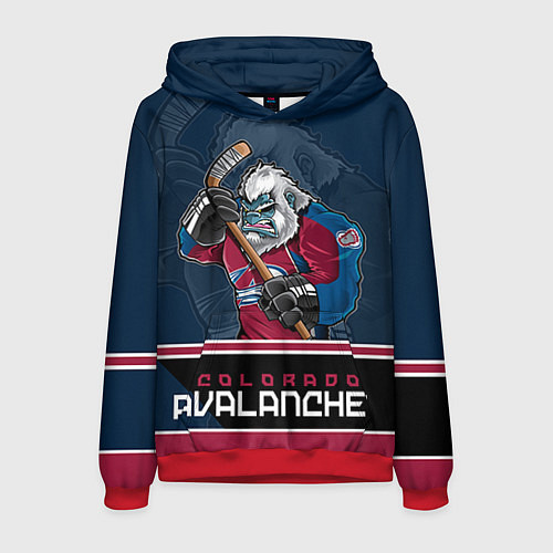Мужская толстовка Colorado Avalanche / 3D-Красный – фото 1