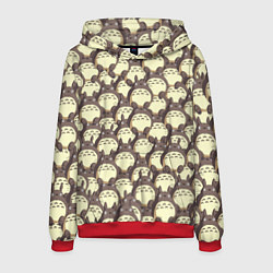 Толстовка-худи мужская Тоторо, цвет: 3D-красный