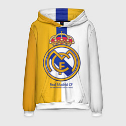 Толстовка-худи мужская Real Madrid CF, цвет: 3D-белый