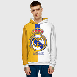 Толстовка-худи мужская Real Madrid CF, цвет: 3D-белый — фото 2