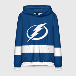 Толстовка-худи мужская Tampa Bay Lightning, цвет: 3D-белый