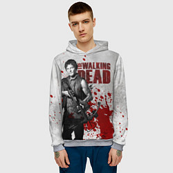 Толстовка-худи мужская Walking Dead: Deryl Dixon, цвет: 3D-меланж — фото 2