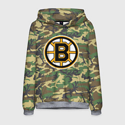 Толстовка-худи мужская Bruins Camouflage, цвет: 3D-меланж