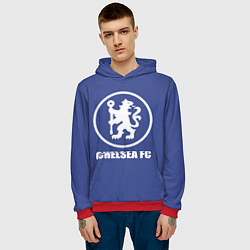 Толстовка-худи мужская Chelsea FC, цвет: 3D-красный — фото 2