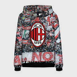Толстовка-худи мужская Milan FC, цвет: 3D-черный