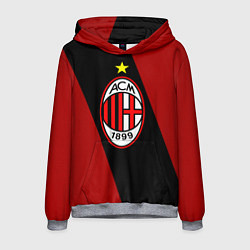 Толстовка-худи мужская Milan FC: Red Collection, цвет: 3D-меланж