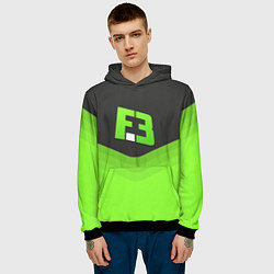 Толстовка-худи мужская FlipSid3 Uniform, цвет: 3D-черный — фото 2