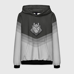 Толстовка-худи мужская G2 Esports Uniform, цвет: 3D-черный