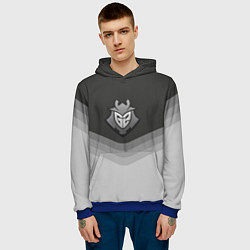 Толстовка-худи мужская G2 Esports Uniform, цвет: 3D-синий — фото 2