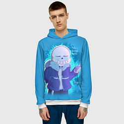 Толстовка-худи мужская Winter Sans, цвет: 3D-белый — фото 2