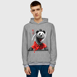 Толстовка-худи мужская Master Panda, цвет: 3D-меланж — фото 2