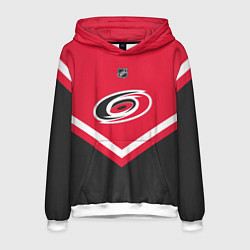 Толстовка-худи мужская NHL: Carolina Hurricanes, цвет: 3D-белый