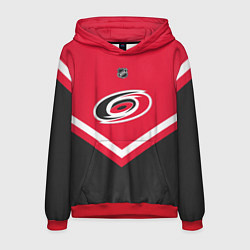 Толстовка-худи мужская NHL: Carolina Hurricanes, цвет: 3D-красный