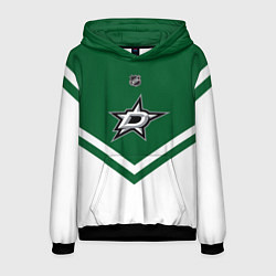 Толстовка-худи мужская NHL: Dallas Stars, цвет: 3D-черный