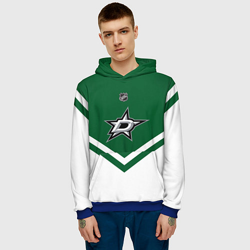 Мужская толстовка NHL: Dallas Stars / 3D-Синий – фото 3
